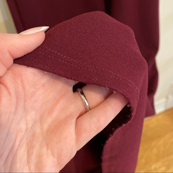 Lulus Burgundy One-Shoulder Ruffle Maxi Dress - Picture 14 of 14